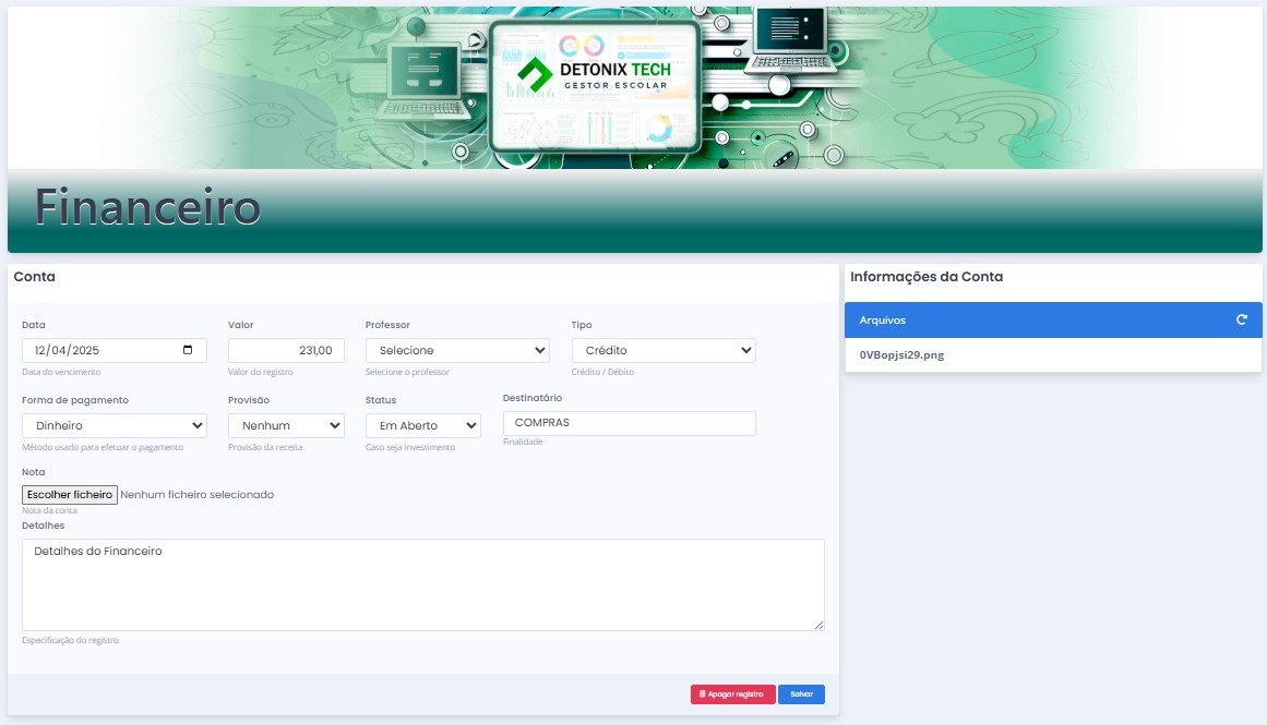 Controle Financeiro